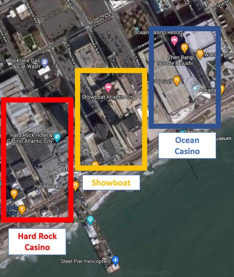 Beachfront Double Queen - Cozysuites Atlantic City Eksteriør billede